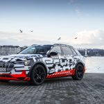 The Audi e-tron prototype in Geneva