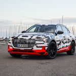 The Audi e-tron prototype in Geneva